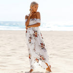 Boho Style Off Shoulder Beach Summer Dress