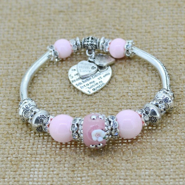 Love Heart Charm Bracelet