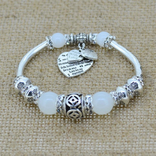 Love Heart Charm Bracelet