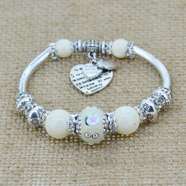 Love Heart Charm Bracelet