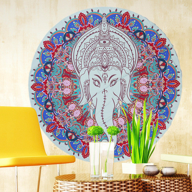 Indian Elephant Pool Mandala